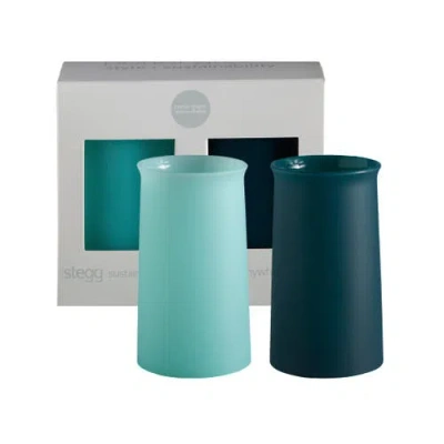 Porter Green Stegg | Unbreakable Highball Glasses In Blue