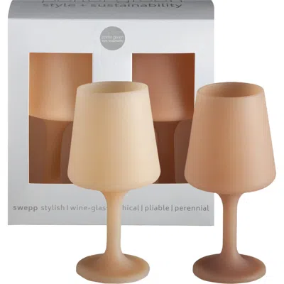 Porter Green Swepp | Unbreakable Wine Glasses In Brown