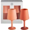 Porter Green Swepp | Unbreakable Wine Glasses In Orange