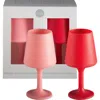 Porter Green Swepp | Unbreakable Wine Glasses In Red