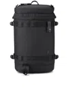 Porter International Black Backpack Rectangular Structured Nylon Backpack In Black