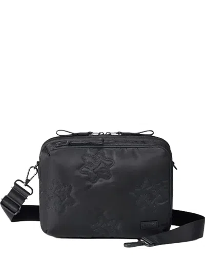 Porter International Star-appliqué Shoulder Bag In Black