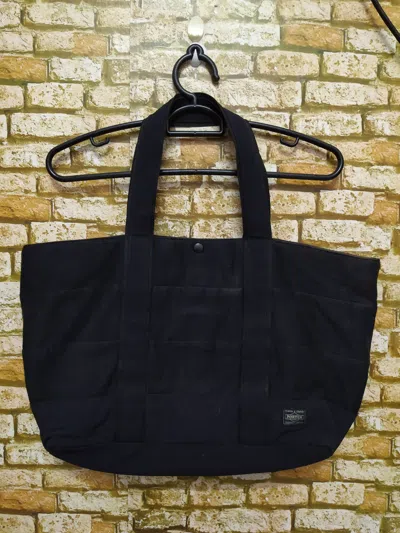 Pre-owned Porter Japan Yoshida Company Tote Bag (c28) In Black