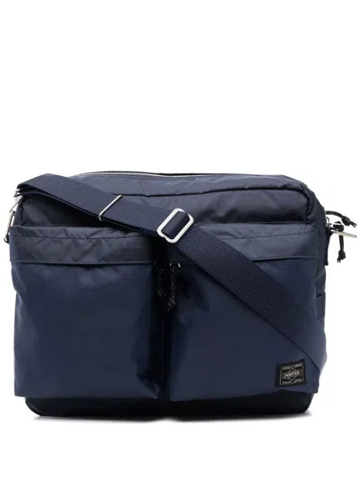 Porter Men's Navy Blue Crossbody Handbag For Ss24