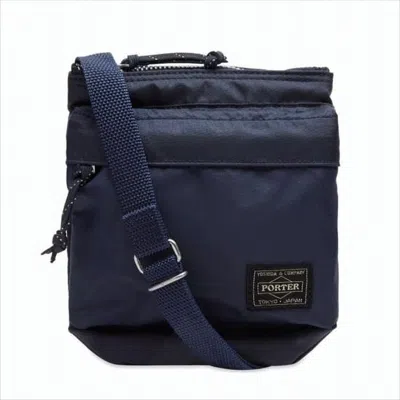 Porter Rectangular Crossbody Bag With Durable Fabric And Adjustable Strap In White