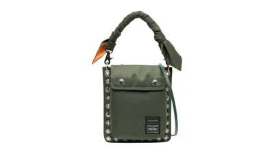Pre-owned Porter Toga Shoulder Pouch Bag In Green