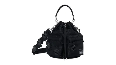 Pre-owned Porter Women's  X Cecilie Bahnsen 2way Tool Bag In Black