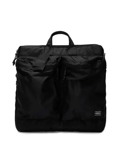 Porter-yoshida & Co Force 2way Helmet Bag (s) In Black