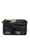 Porter-yoshida & Co . Counter Shade Nylon Crossbody Bag In Brown