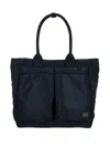 Porter-yoshida & Co Double-handle Logo-patch Tote Bag