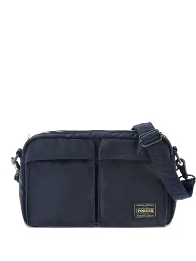 Porter-yoshida & Co Force Small Shoulder Bag In Navy