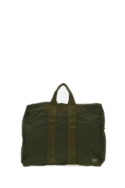 Porter-yoshida & Co Flex 2way Duffle Bag In Green