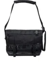 Porter-yoshida & Co Heat Buckle Strap Mensseger Bag In Black