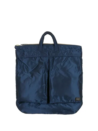 Porter-yoshida & Co Logo-detail Tote Bag In Blue