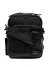 Porter-yoshida & Co Logo Patch Crossbody Bag In Black