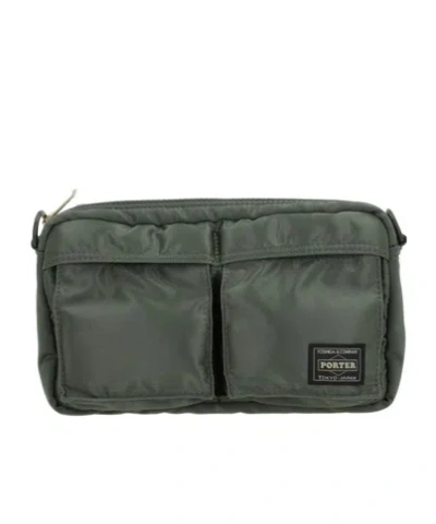 Porter-yoshida & Co Logo Shoulder Bag In Green