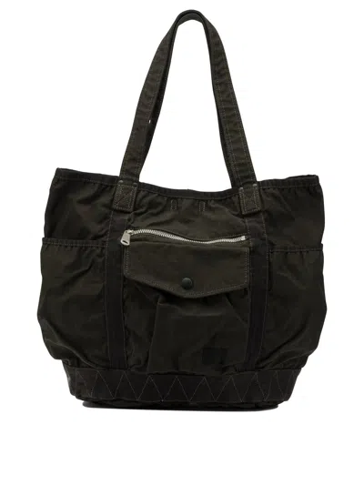 Porter-yoshida & Co Porter Crag Shoulder Bags Green In Black