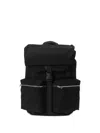 Porter-yoshida & Co Roll-top Flap Backpack In Black