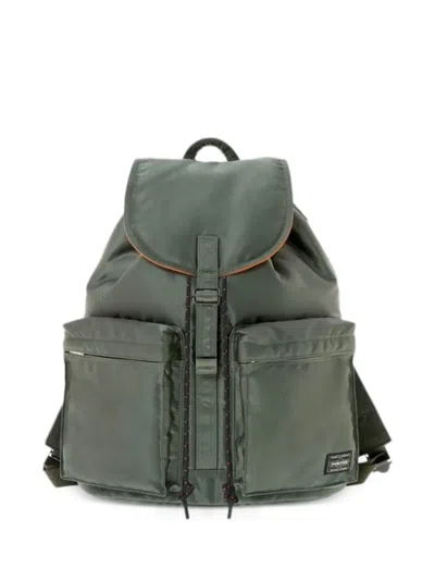Porter-yoshida & Co Tanker Flap-pocket Backpack In Black