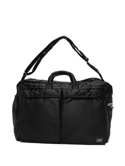 Porter-yoshida & Co Tanker Quilted Duffle Bag In Black