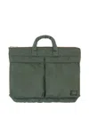 Porter-yoshida & Co Tanker Short Helmet Tote Bag In Green
