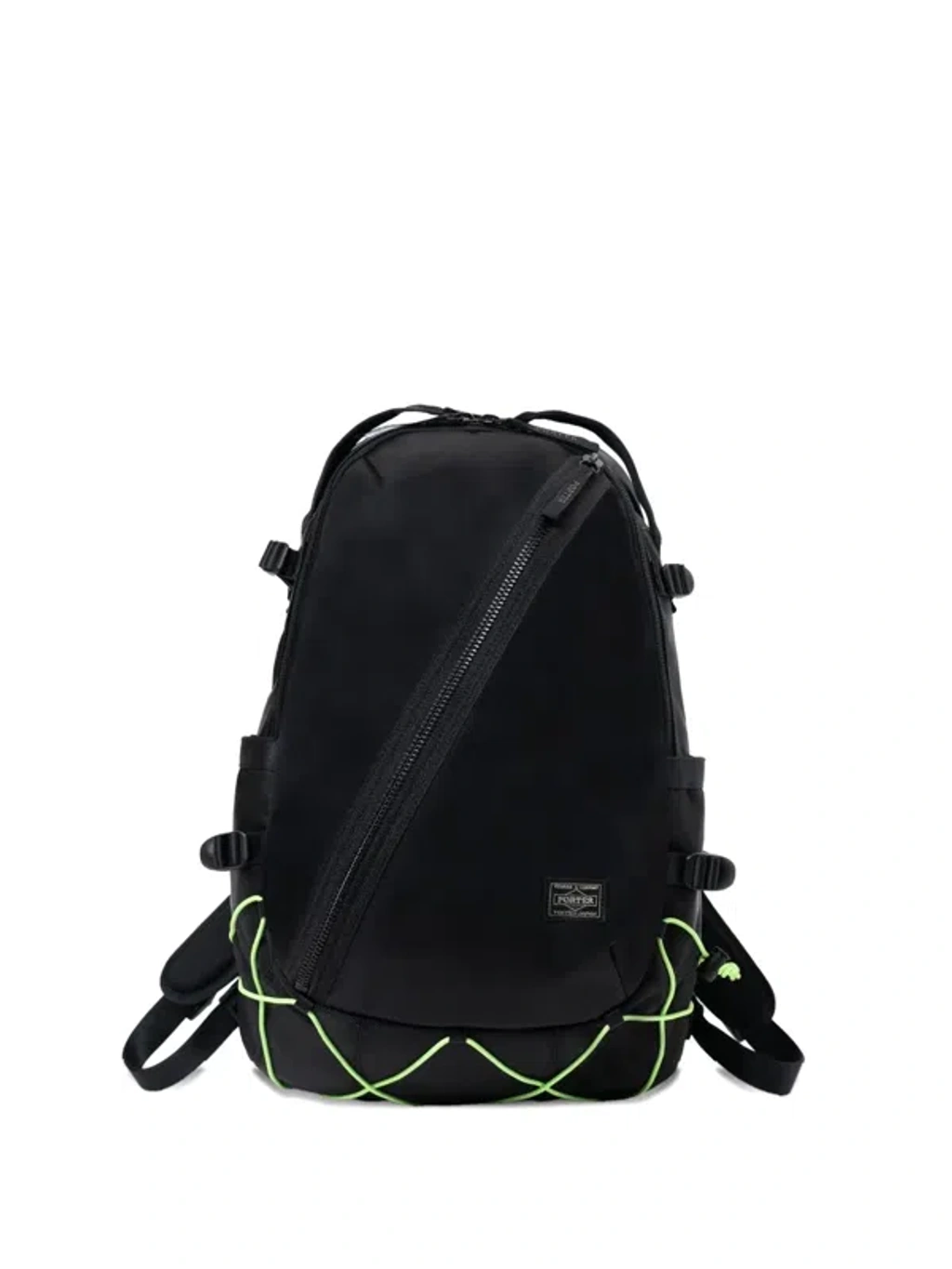 Porter-yoshida & Co Things Diagonal-zip Cross-strap Backpack In