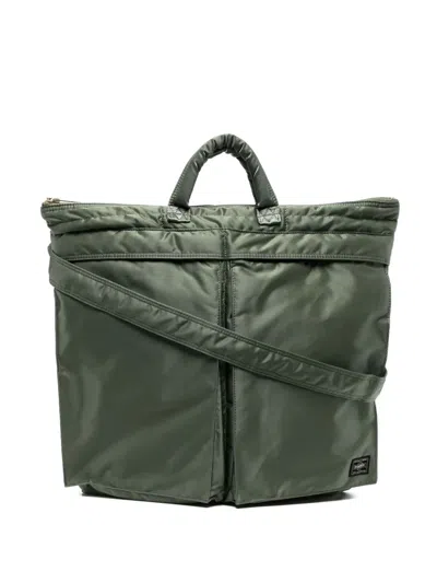 Porter-yoshida & Co Two Way Helmet Bag In Green