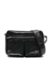 Porter-yoshida & Co Zip Pocket Messenger Bag In Black