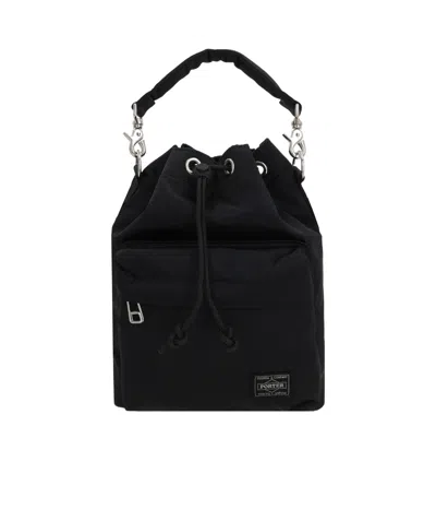 Porter-yoshida & Co Balloon Shoulder Bag In Black