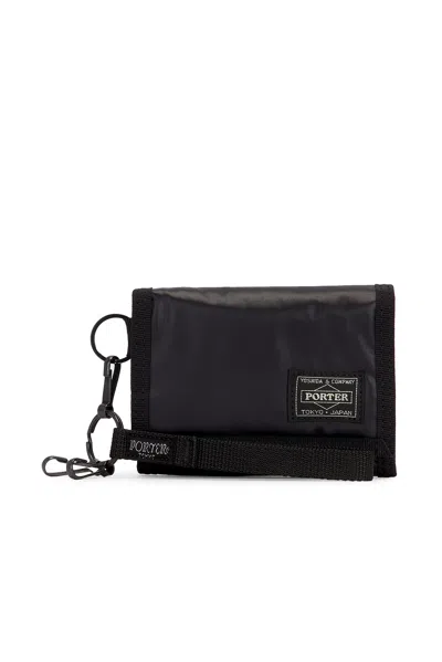 Porter-yoshida & Co Capsule Wallet In Black