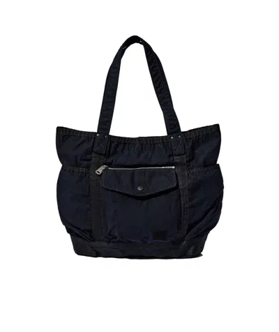 Porter-yoshida & Co Crag Panelled Tote Bag In Black