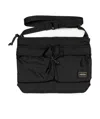 Porter-yoshida & Co Double Patch-pocket Shoulder Bag In Black