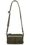 Porter-yoshida & Co Flying Ace 2way Shoulder Bag In Olive Drab