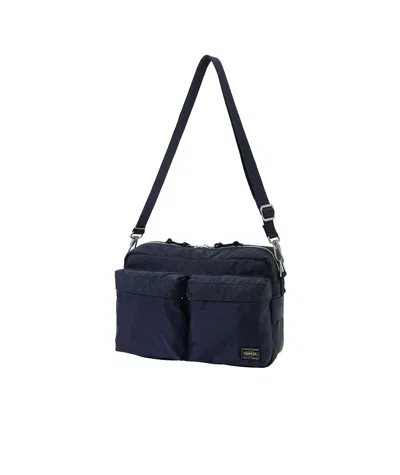 Porter-yoshida & Co Force Small Shoulder Bag In Navy