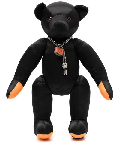 Porter-yoshida & Co Grizzly Bear Toy In Black