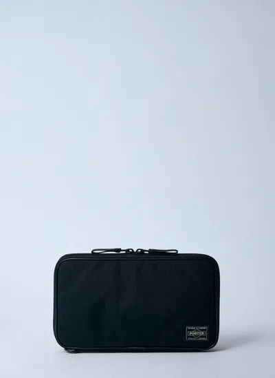 Porter-yoshida & Co Hybrid Travel Pouch In Black