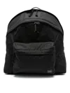 Porter-yoshida & Co Logo-patch Padded Backpack In Black