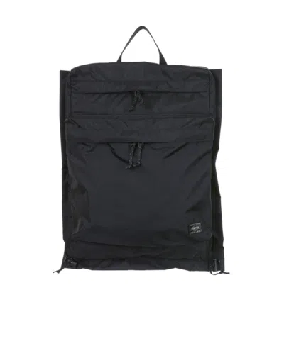 Porter-yoshida & Co Logo Backpack In Black