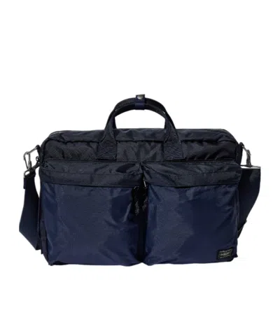 Porter-yoshida & Co Logo Briefcase In Black