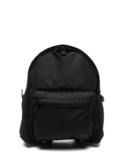 PORTER-YOSHIDA & CO LOGO-PATCH PADDED BACKPACK