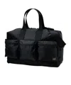 Porter-yoshida & Co Logo Travel Bag In Black