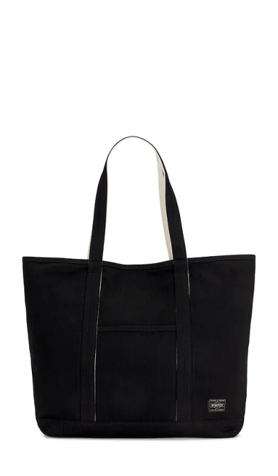 Porter-yoshida & Co Logo-patch Tote Bag In Black
