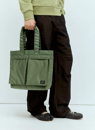Porter-yoshida & Co Tanker Tote Bag In Green