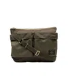 Porter-yoshida & Co Two-pocket Zipped Shoulder Bag In Brown