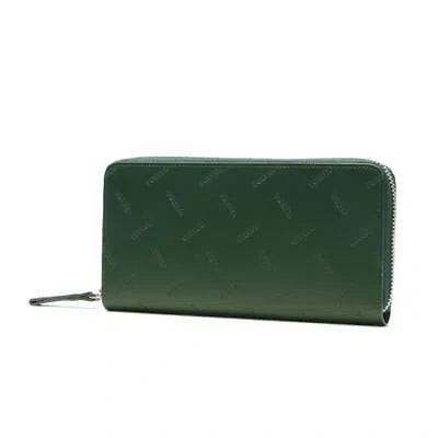 Pre-owned Porter Yoshida Enchase Leather Wallet Green 007-02283 From Japan