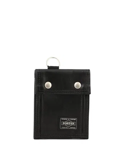 Porter Yoshida "free Style" Wallet In Black