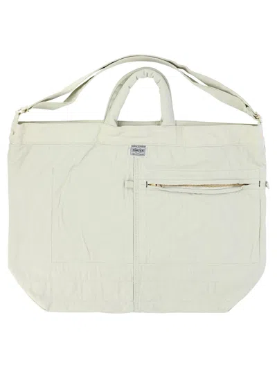 Porter Yoshida "mile 2way" Tote Handbag Handbag In Tan