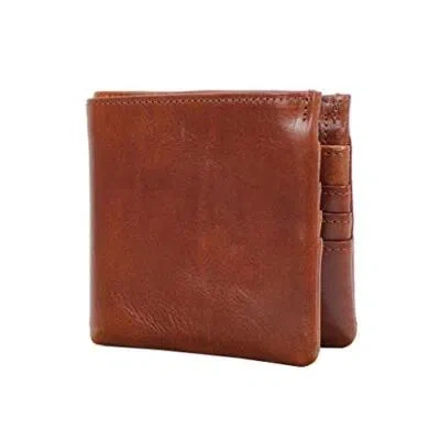 Pre-owned Porter Yoshida  Soak Two-fold Wallet 101-06002 Brown Made In Japan Leather Casual