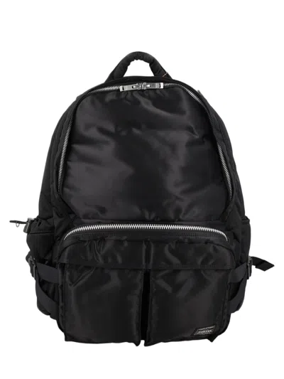 Porter-yoshida & Co Black Tanker Minimalist Polyamide Backpack