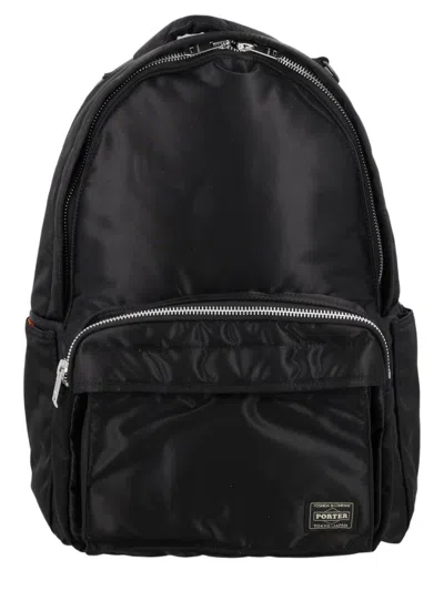 Porter-yoshida & Co Black Tanker Nylon Zippered Backpack